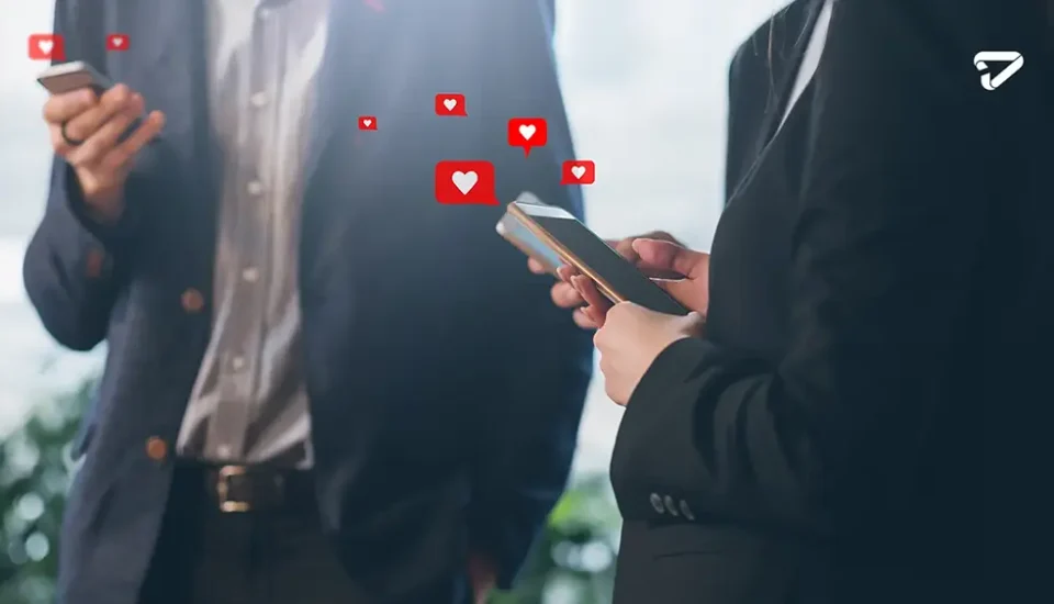 business chat corporate social media mobile communication unrecognizable men suits using phone copy 2