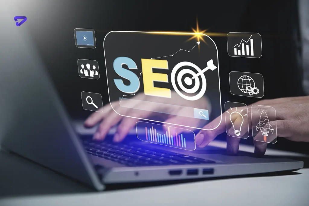 seo search engine optimisation digital marketing business technology concept copy
