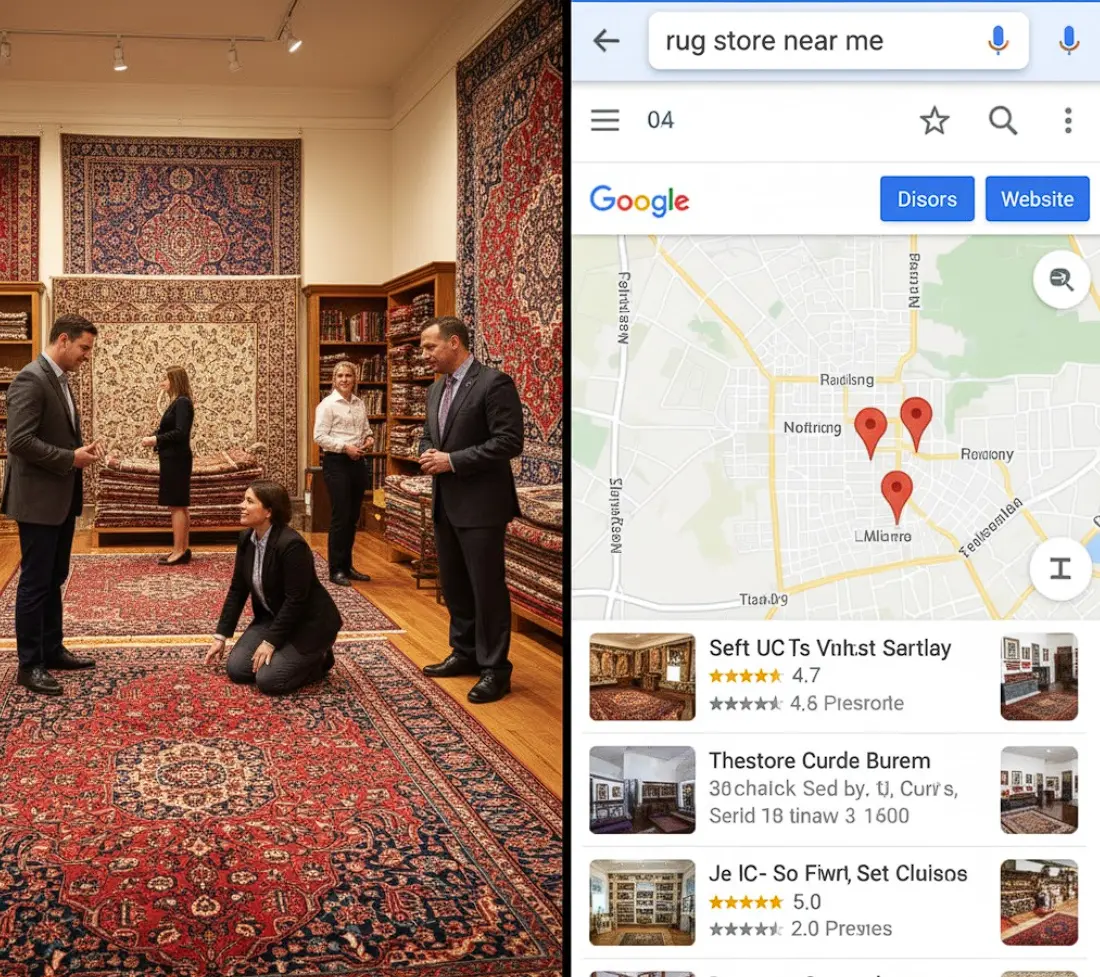 Rug Store Near Me: Local SEO That Actually Drives Foot Traffic 1 Rug Store Near Me