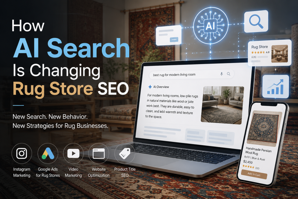 How AI Search Is Changing Rug Store SEO