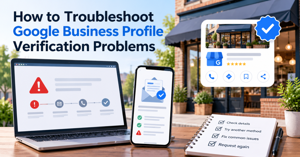 How to Troubleshoot Google Business Profile Verification Problems 1 How to Troubleshoot Google Business Profile Verification Problems