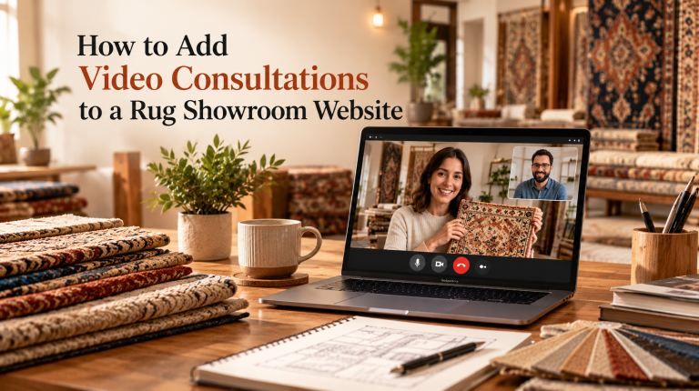Home 16 How to Add Video Consultations to a Rug Showroom Website