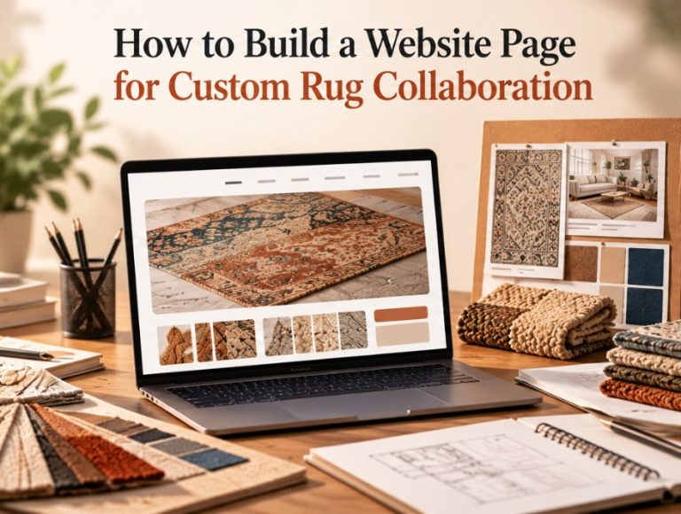 Home 14 How to Build a Website Page for Custom Rug Collaboration