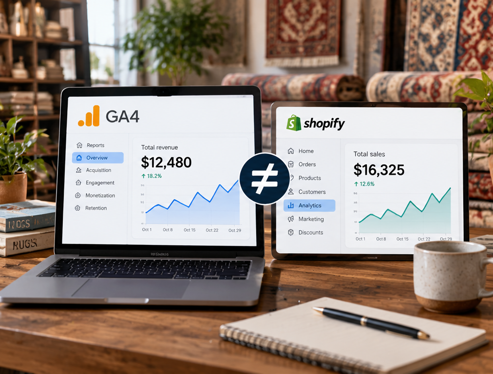 Why GA4 and Your Rug Store Sales Reports Show Different Revenue 1 download